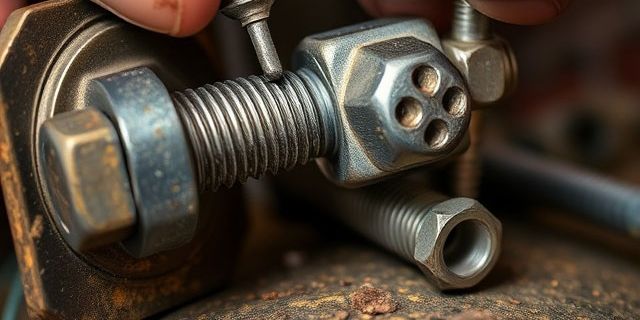 unscrewing complex bolts